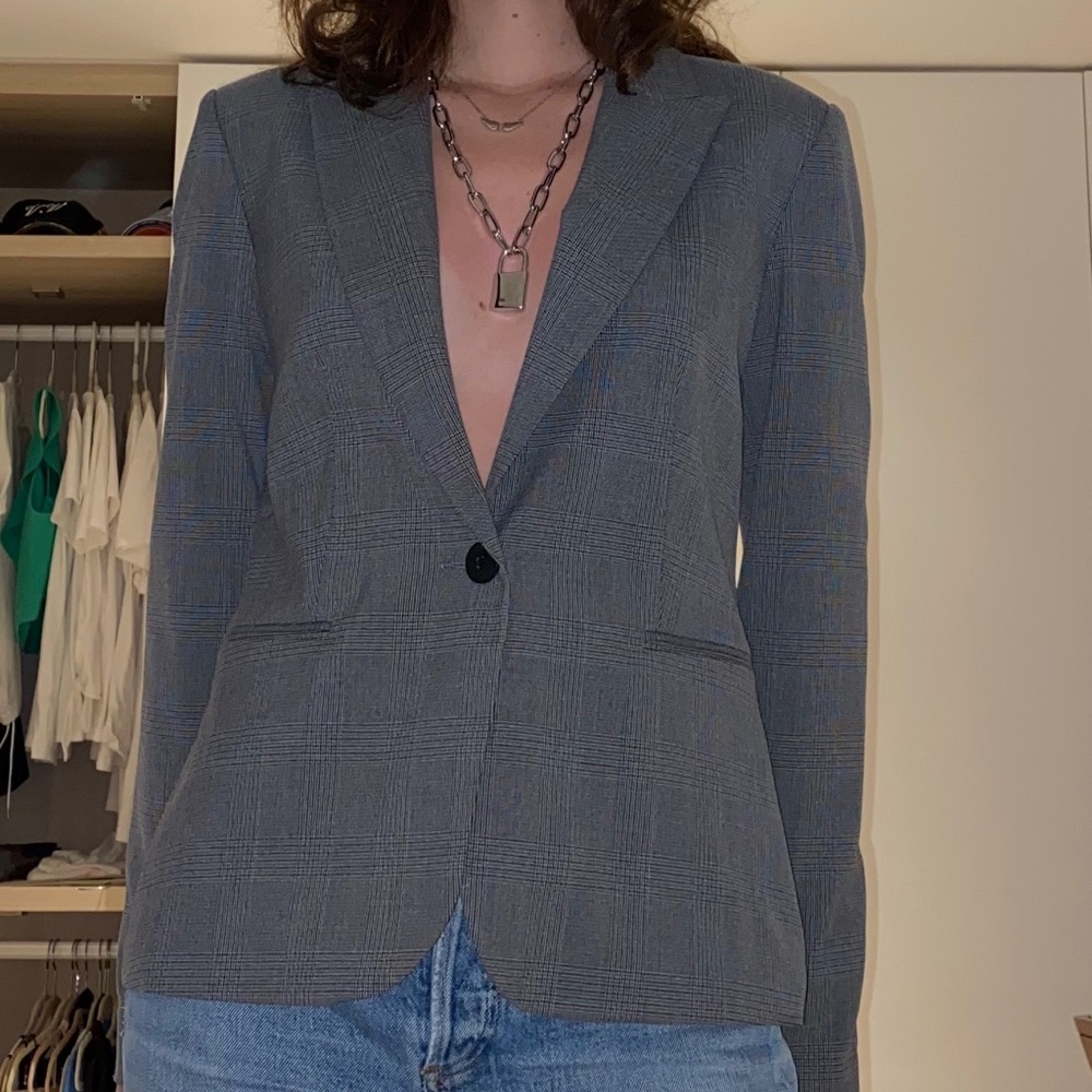 Plaid blazer